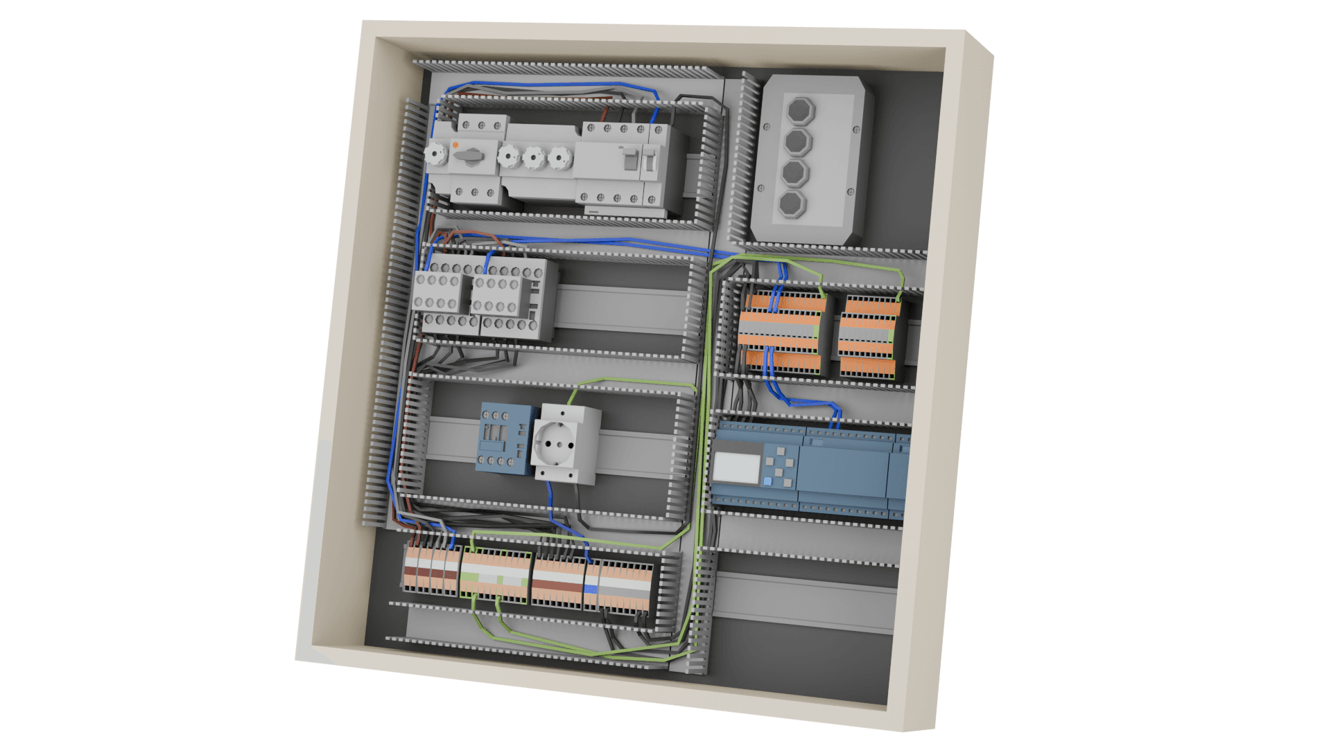 Schaltschrank verkabeln