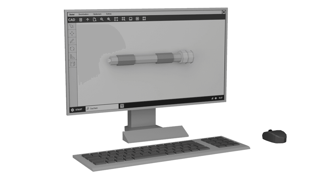 Tragrolle konstruieren