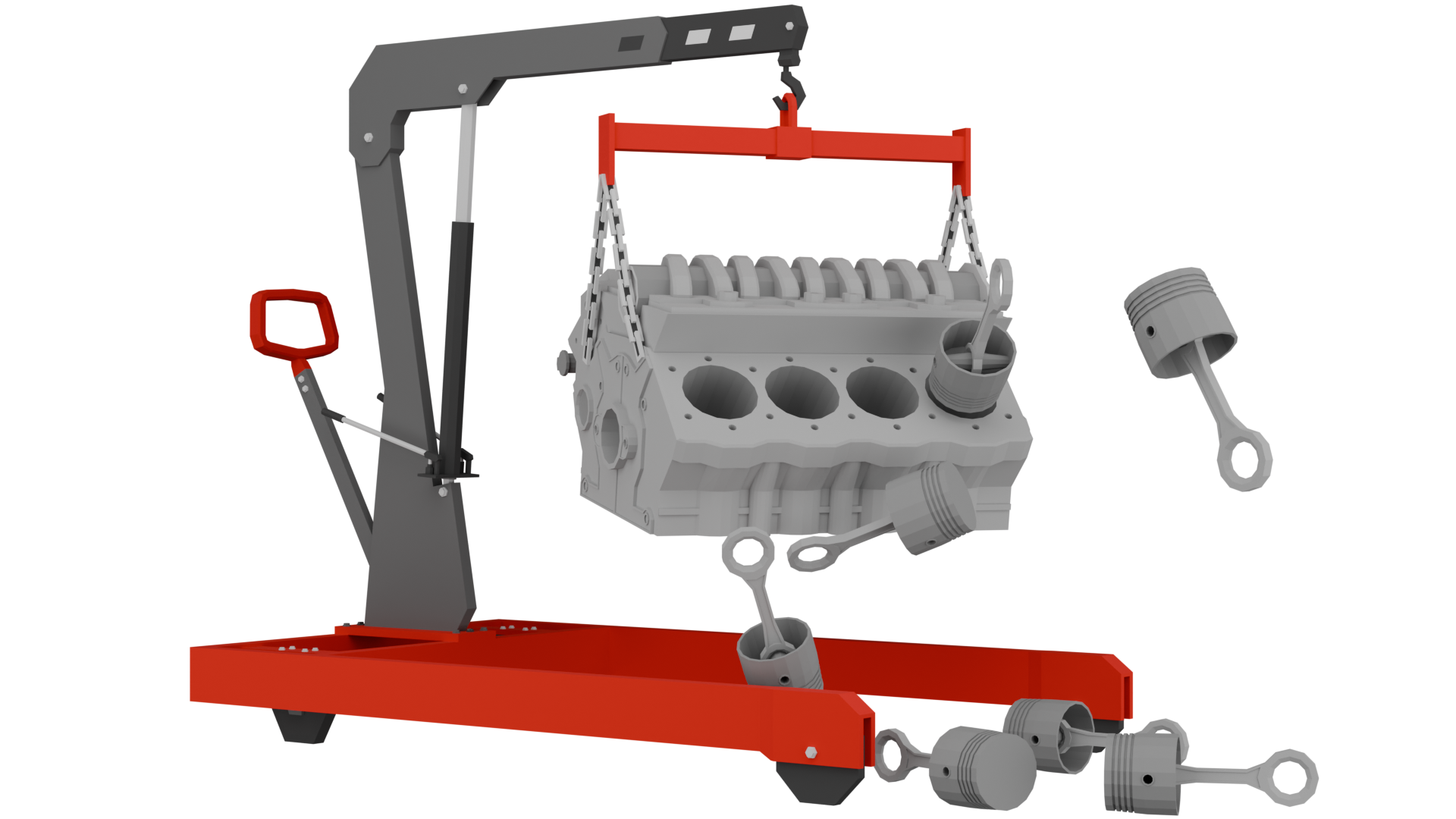 Berufsinsel Kolben werfen