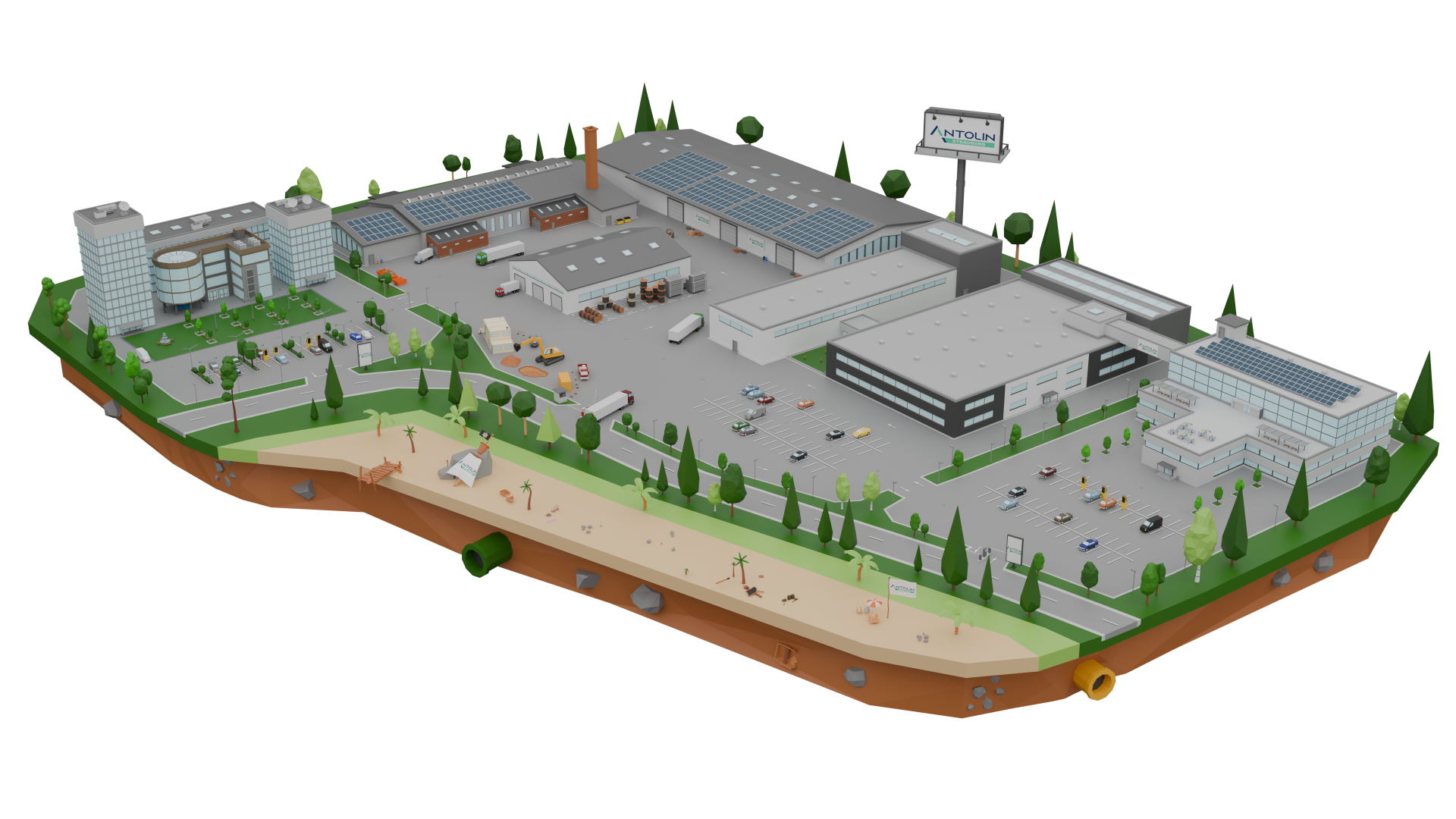 Vorschau der Unternehmensinsel