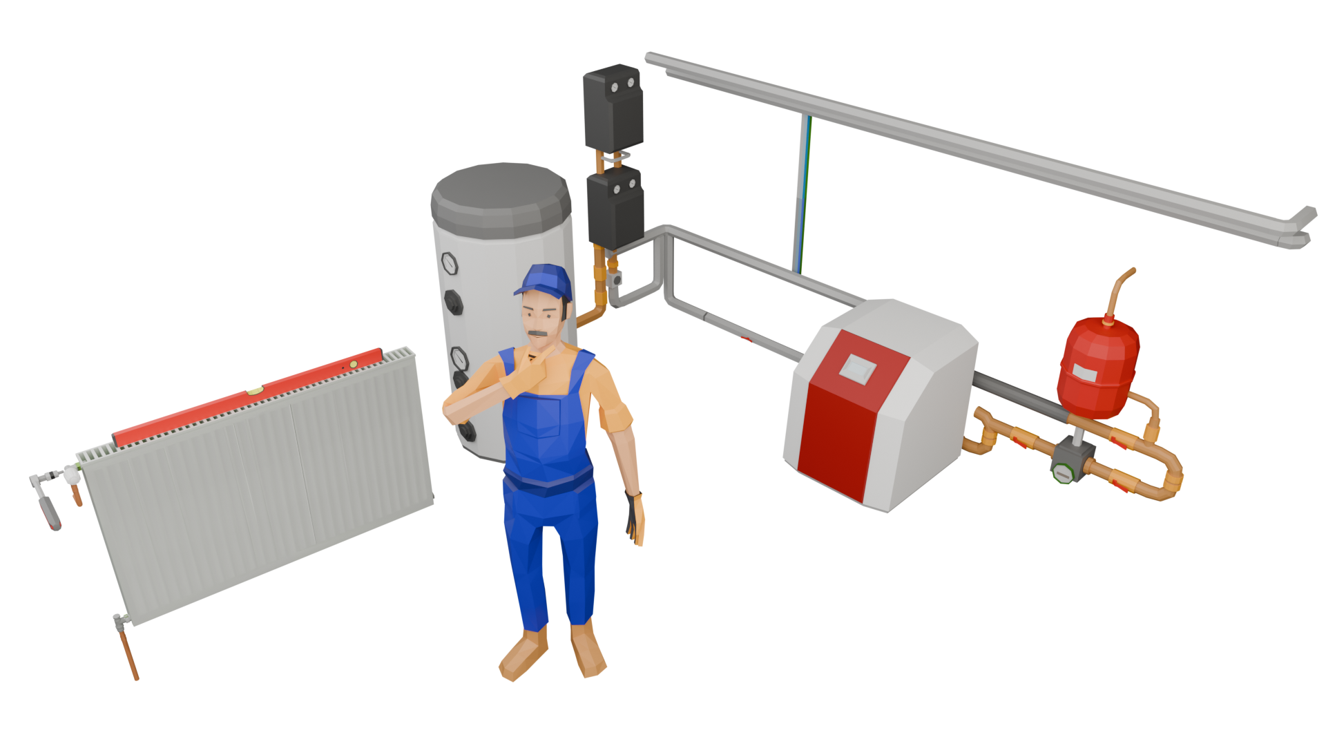 Berufsinsel Anlagenmechaniker für Sanitär-, Heizungs- und Klimatechnik (m/w/d)