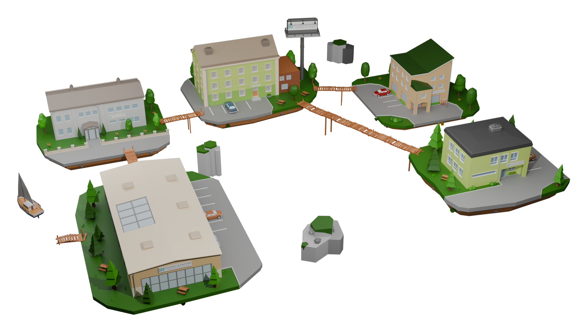 Vorschau der Unternehmensinsel